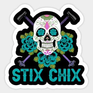 STIX CHICX (AMBER EDITION) Sticker